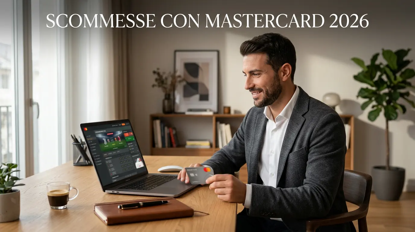 Siti scommesse Mastercard: guida completa ai bookmaker ADM italiani nel 2026