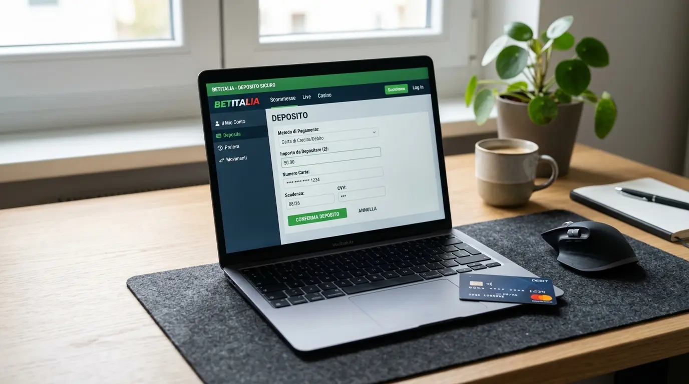 Deposito e prelievo con Mastercard su Lottomatica: guida alle condizioni per scommettitori ADM 2026