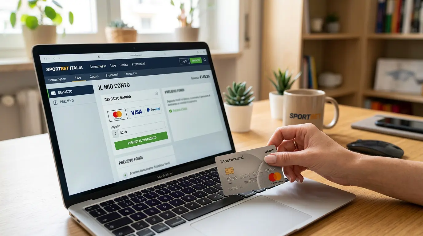Guida ai depositi e prelievi con Mastercard su Sisal bookmaker ADM italiano 2026